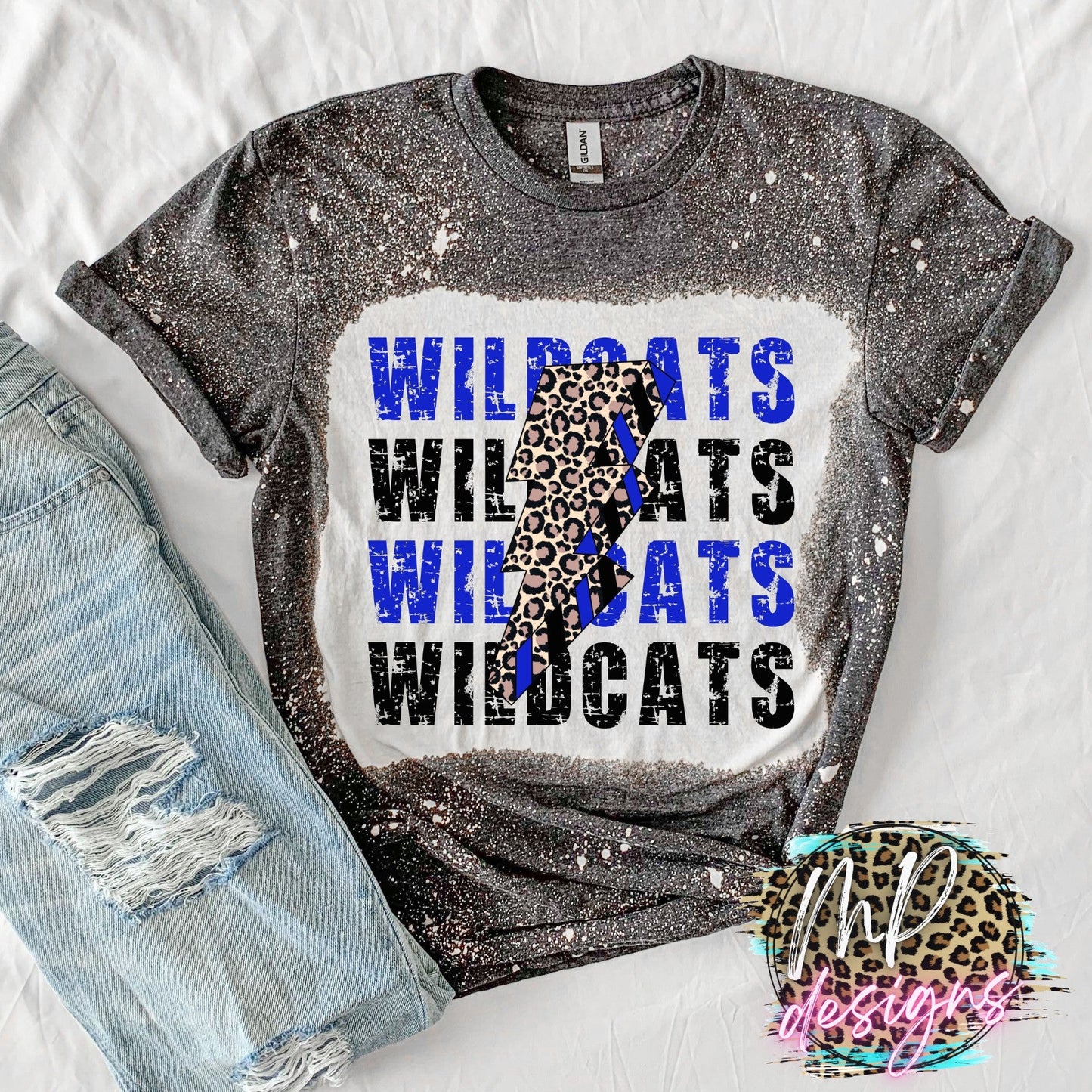 WILDCATS BOLT ROYAL T-SHIRT