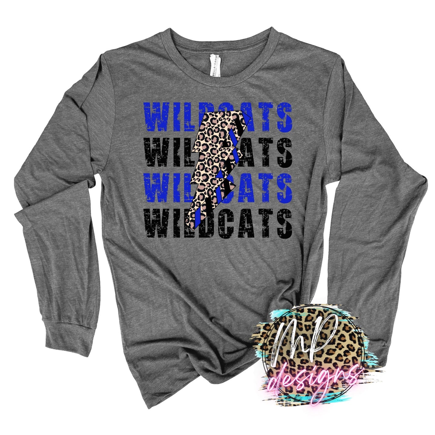 WILDCATS BOLT ROYAL LONG SLEEVE/SWEATSHIRT