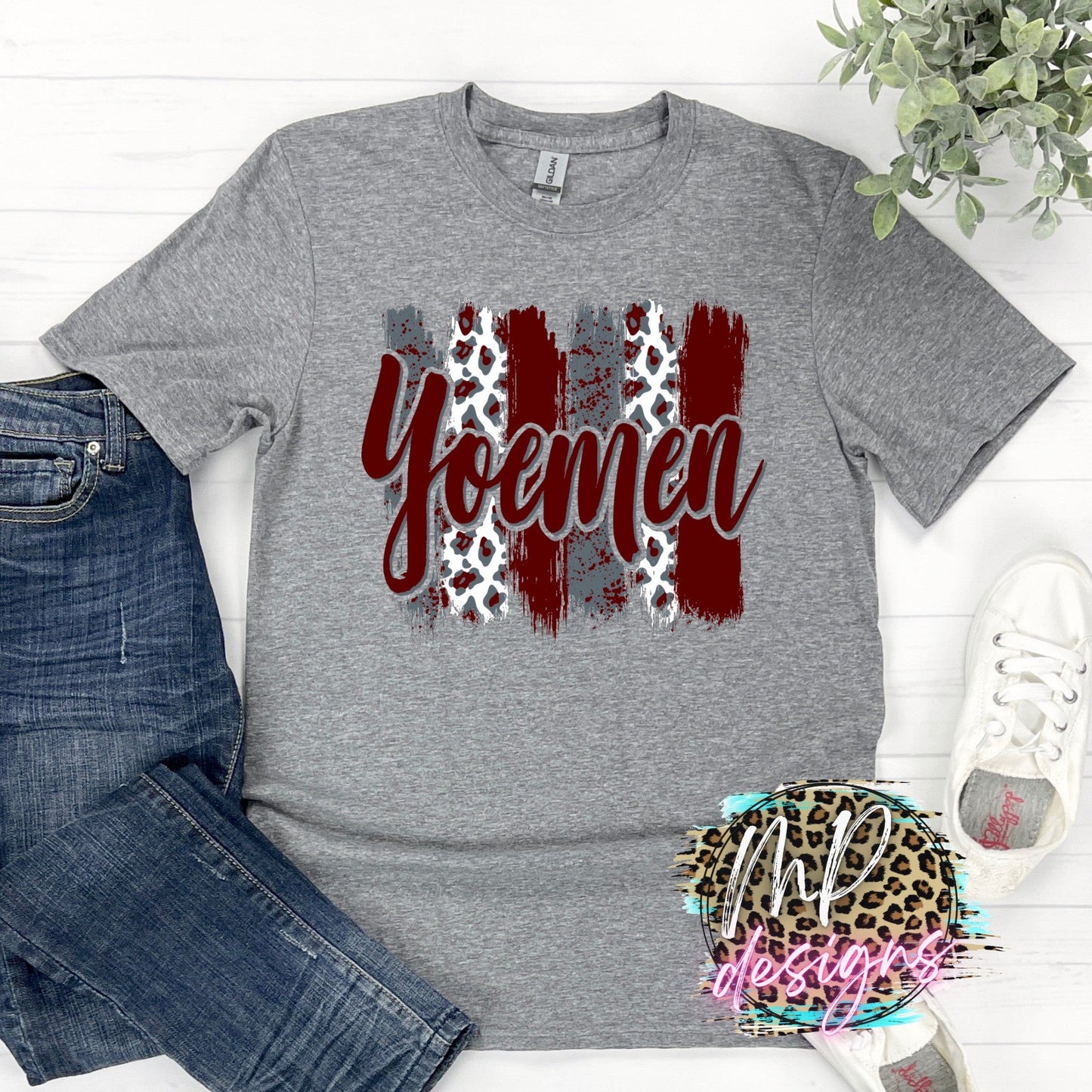 YOEMEN BRUSHSTROKE T-SHIRT