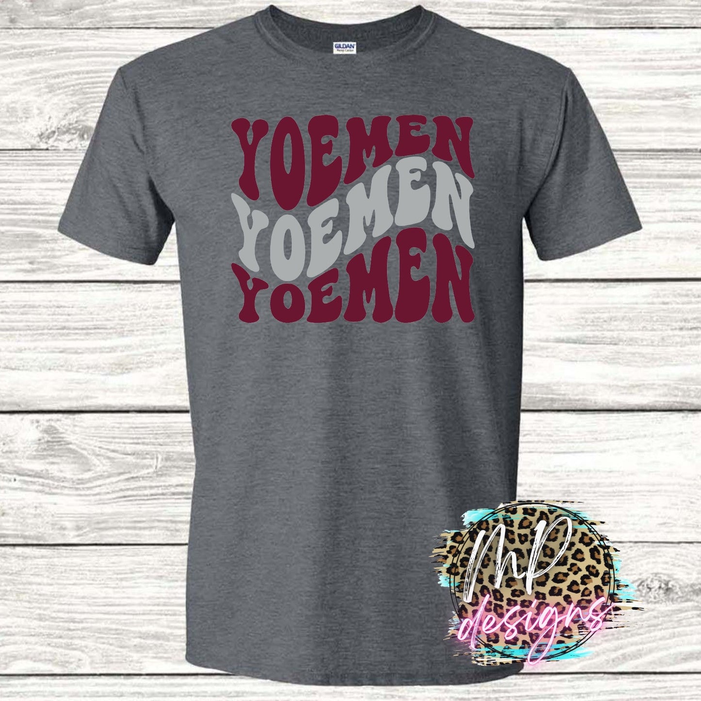 YOEMEN WAVY RETRO T-SHIRT
