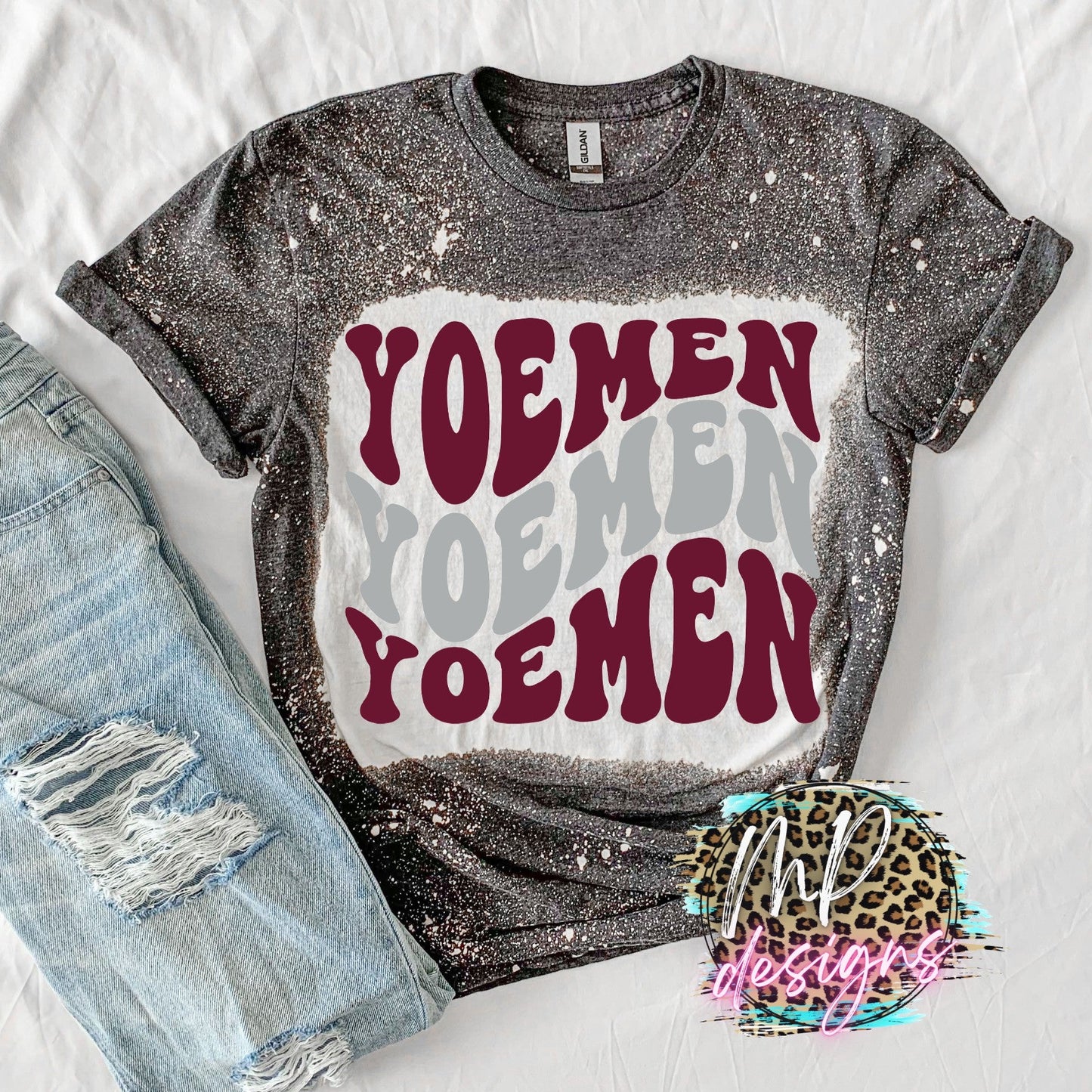 YOEMEN WAVY RETRO T-SHIRT