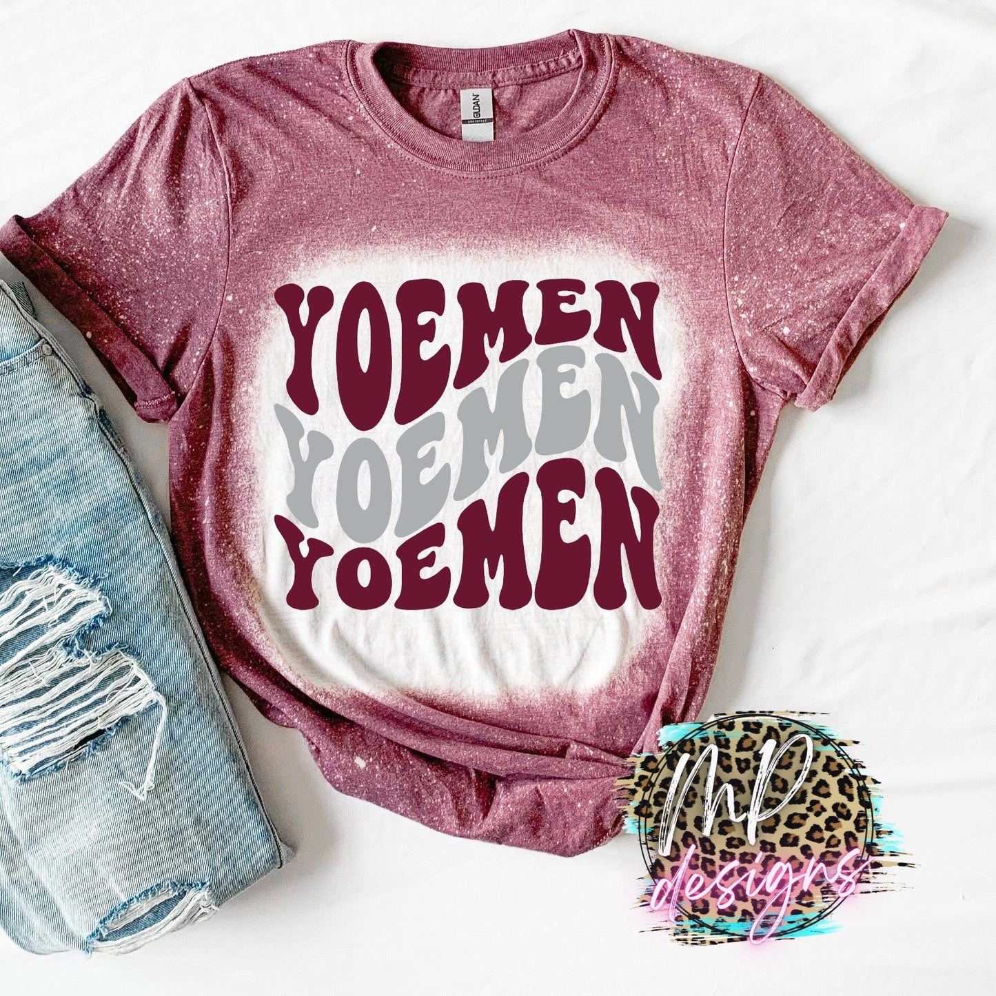 YOEMEN WAVY RETRO T-SHIRT